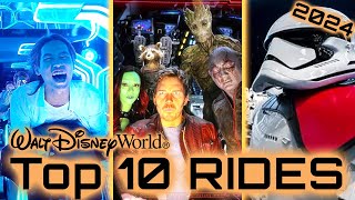 TOP 10 BEST DISNEY WORLD RIDES Walt Disney World 2024 a Guide [upl. by Wit]