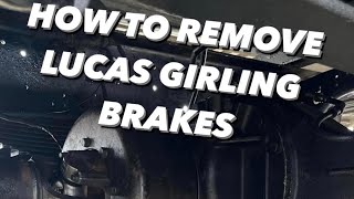 How To Delete Lucas Girling Brakes and Swap Axles In A Medium Duty F Series Truck [upl. by Maroj]