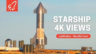 Nerdle Cam 4K SpaceX Starbase Starship Launch Facility [upl. by Acisset205]