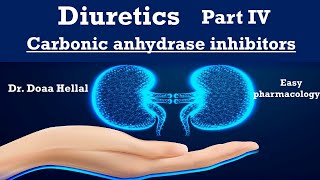 Diuretics carbonic anhydrase inhibitor part 4 [upl. by Muslim434]