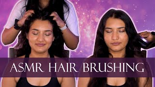 ASMR ✨ Ultra Relaxing Hair Play amp Hair Brushing 😍 Anesha Pampers Vinni 💖 [upl. by Tedi]