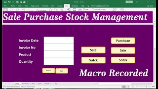 sales and purchase Data Entry and Record Maintain in excel [upl. by Jit]