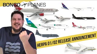 Fair mix but once again price increases  Herpa Wings 0102 2024 release announcements [upl. by Imac208]