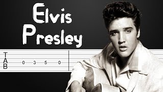 Love Me Tender  Elvis Presley Guitar Tutorial Guitar Tabs Guitar Lesson Fingerstyle [upl. by Deckert]