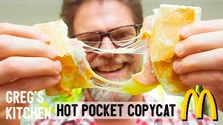 McDonalds Hot Pocket Copycat Recipe  Gregs Kitchen [upl. by Eadnus638]