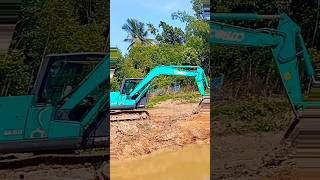 KOBELCO JCB 3dxNew road working on foklen trendingreel viralshorts fyp highlight power music [upl. by Sigismund870]