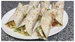 Kebab de pollo  Shawarma dyal djaj  وصفة الشوارمة بطريقة سهلة وسريعة لتحضير [upl. by Eannyl]