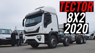 Avaliação  Novo Iveco Tector 31300 8X2 2020  Curiosidade Automotiva® [upl. by Laehpar]