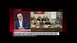 BAKAN IŞIKHAN İŞÇİYE VE İŞVERENE FAYDA SAĞLAYACAK ASGARİ ÜCRETİ HEDEFLİYORUZ [upl. by Aramak]