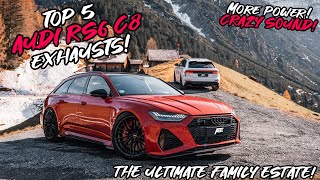 Top 5 Audi RS6 C8 Exhausts 2023 [upl. by Kcirnek]