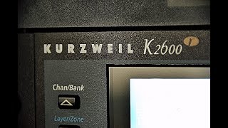 kurzweil k2600 [upl. by Gerdi481]