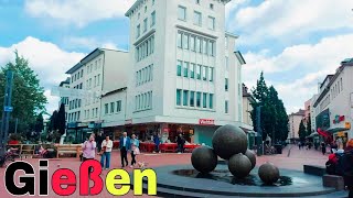 Giessen City Germany 🇩🇪 walking tour 4k video [upl. by Netneuq]