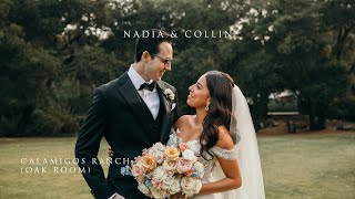 Calamigos Ranch Wedding Video  Nadia  Collin  I do now and forever [upl. by Alyhc]