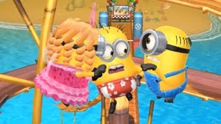 Despicable Me Minion Rush  Surfer Minion Tick Tock Race  Vs Other Minions [upl. by Salem]