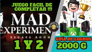 Mad Experiments Escape room 1 y 2  2000G [upl. by Dino]