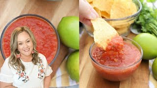 Homemade Blender Salsa [upl. by Granny]