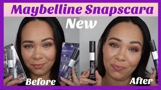 NEW  Maybelline Snapscara Testing out Black Cherry amp Ultra Violet [upl. by Sivolc]