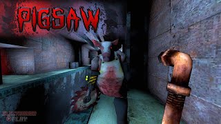 PIGSAW  Full Gameplay  Short Indie Horror game [upl. by Akinnej320]