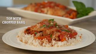 Chicken Cacciatore Recipe Video [upl. by Busby585]