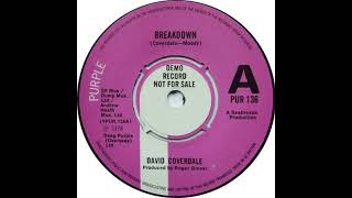 David Coverdale  Breakdown [upl. by Anatlus]