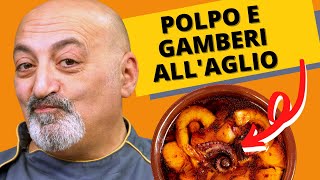 Polpo e gamberi allaglio  ispirate alle tapas spagnole [upl. by Giuditta252]