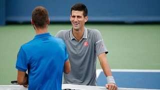 Novak Djokovic vs David Goffin  Highlights  Cincinnati Open 2015 [upl. by Aniraz]