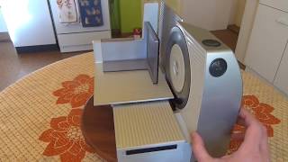 TESTFunktionsprüfung Allesschneider Siemens Functional check Food Slicer [upl. by Ariet]