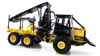 LEGO Technic Forest Equipment  Skidder amp Forwarder [upl. by Behlke]