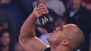 The Rock returns to help Mick Foley Raw December 8 2003 [upl. by Lose]