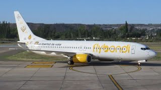 Flybondi  Boeing 737800  LVKJD  Neuquén NQN  Buenos AiresAeroparque AEP [upl. by Belanger271]