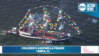 Aerials from Gasparilla Childrens Parade [upl. by Urson]