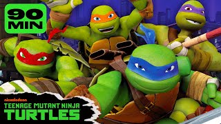 90 MINUTES of TMNTs Best Moments Ever 🐢  Teenage Mutant Ninja Turtles [upl. by Innattirb992]