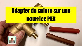 Adapter du cuivre sur une nourrice PER [upl. by Mighell]