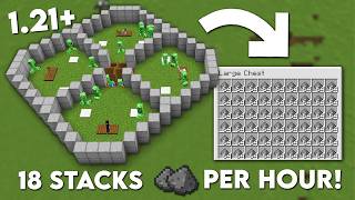 Minecraft Easy CREEPER Farm 121 Tutorial  18 stacks Gunpowder Per Hour [upl. by Cire527]