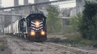 LSRC 4307 amp LSRC 4308 working LaFarge in Alpena Mi on September 6th 2024 [upl. by Lynch]