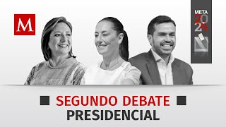 Segundo Debate Presidencial 2024 México Xóchitl Gálvez Claudia Sheinbaum Jorge Álvarez Máynez [upl. by Chrisoula839]