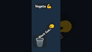 Vegeta vs black Goku [upl. by Volding]