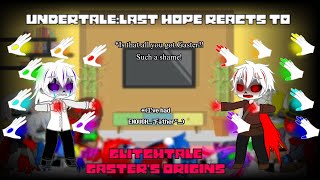 Undertale reacts to Glitchtale Gasters Origins My AUAT Angst Charisk Gacha Club [upl. by Nirrol]