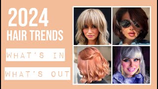 2024 HAIR TRENDS  Whats In Whats Out [upl. by Adnilab250]