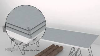 Vescom  wallcovering application instruction  Chapter 3 [upl. by Noirred]