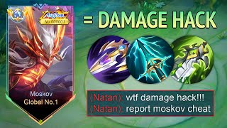 TOP 1 GLOBAL MOSKOV BEST BURST DAMAGE HACK BUILD FOR 2024 please try [upl. by Ordnael]