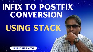 Infix to Postfix Conversion Algorithm using Stack  Data Structure [upl. by Pangaro573]