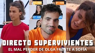 SUPERVIVIENTES ALL STARS El MAL PERDER de OLGA frente a SOFÍA  Hablamos de tele [upl. by Nilyak]