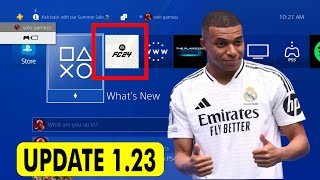 PS4 EA Sports FC 24 Update Version 123 [upl. by Yrrah]