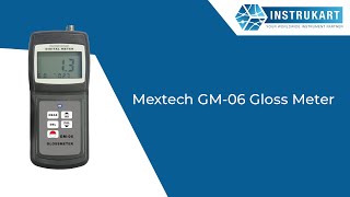 Mextech GM06 Gloss Meter  Digital Gloss Meter  Best Gloss Meter Instrukart [upl. by Agna]