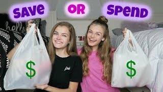 Trying Fun Dollar Store Products  Save or Spend  Jacy and Kacy [upl. by Edialeda]