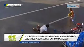 One Western Visayas Aksidente masami nagaluntad sa national highway sa Zarraga Iloilo [upl. by Sanyu]