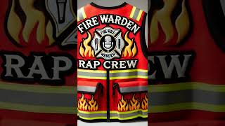 Juddys fire warden vest says rap crew [upl. by Nylde]