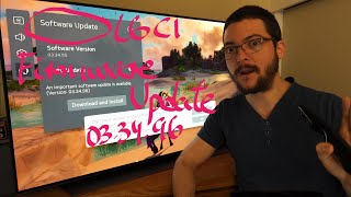LG C1G1 Firmware Update 033496 Report if you see any issues Ill do my best to help [upl. by Onaivlis]
