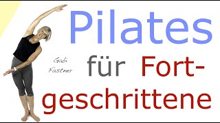 🍓45 min Pilates für Fortgeschrittene  gestraffter schöner Körper  ohne Geräte [upl. by Eciruam]